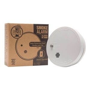 Kidde Code One Battery Powered Smoke Detectors With lonization Sensor 2 Pack Set